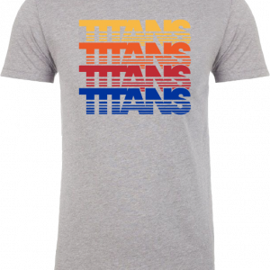 Titans T-Shirt - Grey w/ Rainbow Print