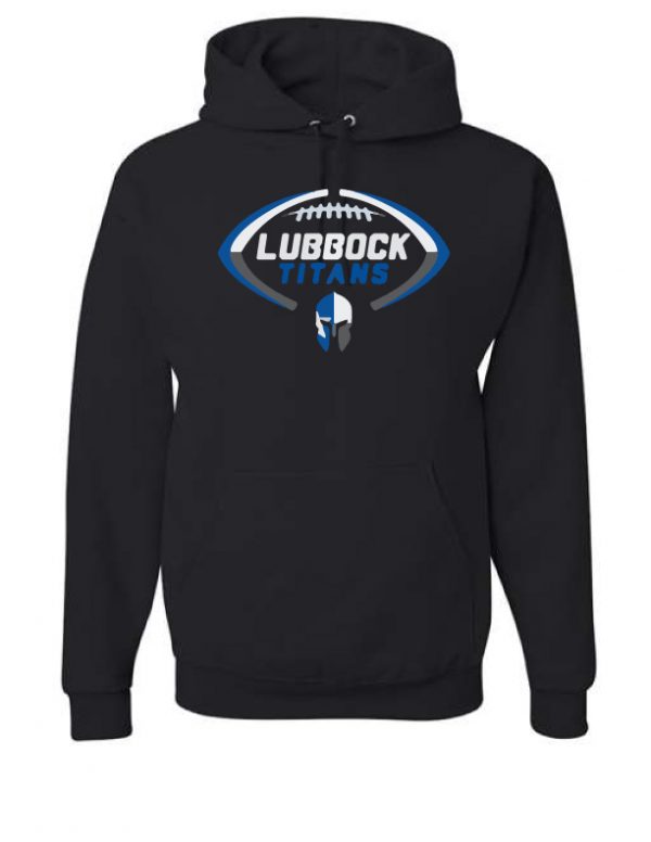 Titans Black Hoodie - Football Titans Logo