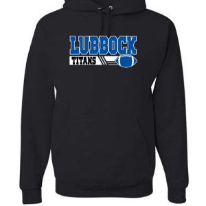 Titans Black Hoodie - Lubbock Titans