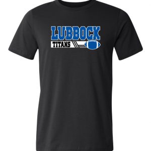 Titans Black T-Shirt - Lubbock Titans