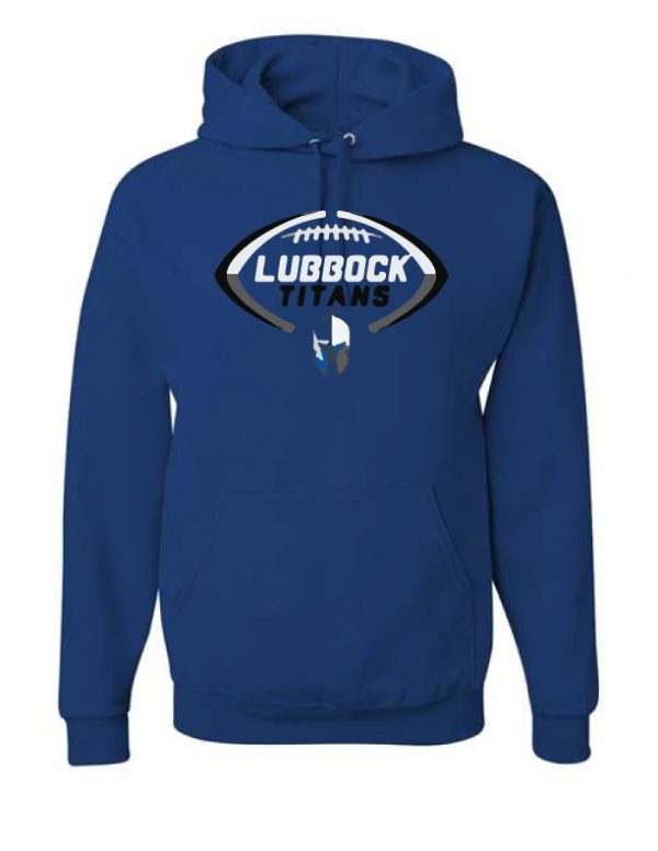 Titans Blue Hoodie - Football Titans Logo