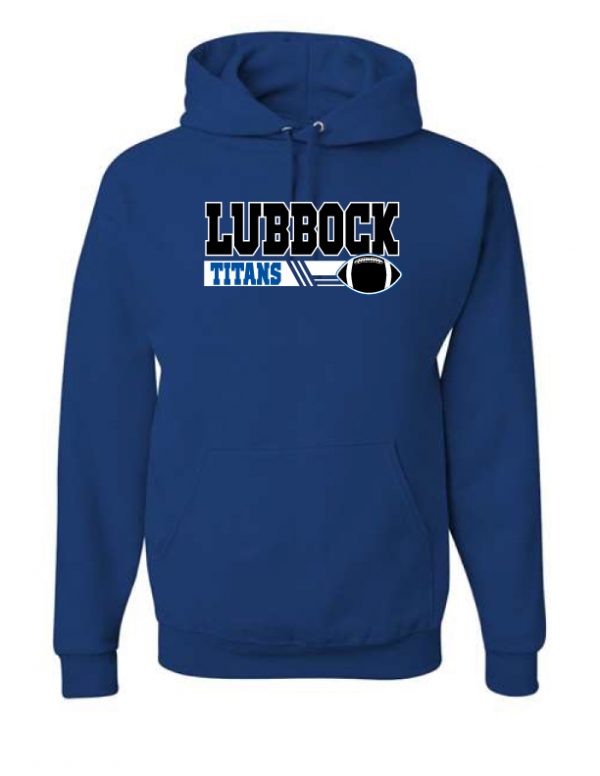 Titans Blue Hoodie - Lubbock Titans