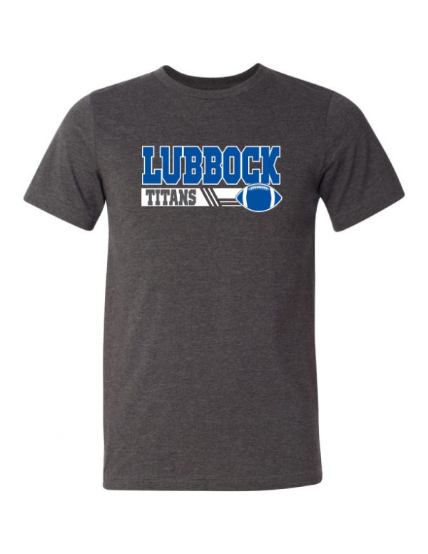 Titans Dark Grey T-Shirt - Lubbock Titans