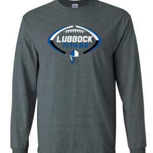 Titans Dark Grey Long Sleeve T-Shirt - Football Titans Logo