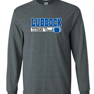 Titans Dark Grey Long Sleeve T-Shirt - Lubbock Titans