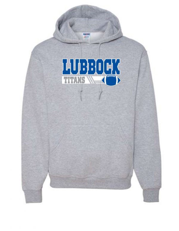 Titans Grey Hoodie - Lubbock Titans