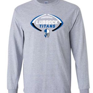 Titans Grey Long Sleeve T-Shirt - Football Titans Logo