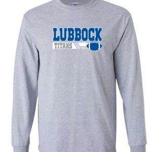 Titans Grey Long Sleeve T-Shirt - Lubbock Titans