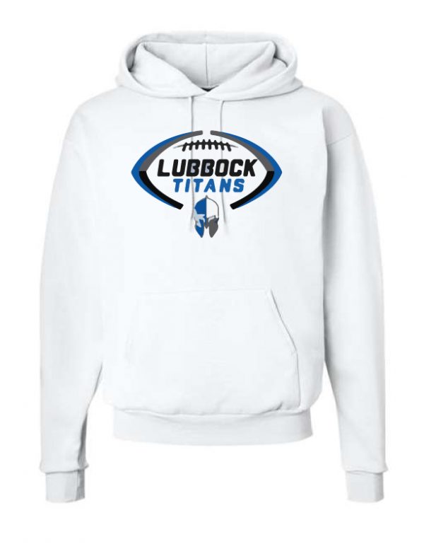 Titans White Hoodie - Football Titans Logo