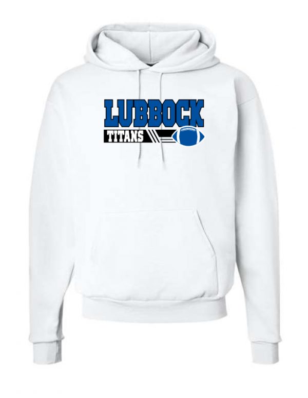 Titans White Hoodie - Lubbock Titans