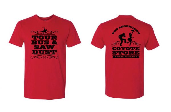 Coyote Tour Bus & Saw Dust T-Shirt