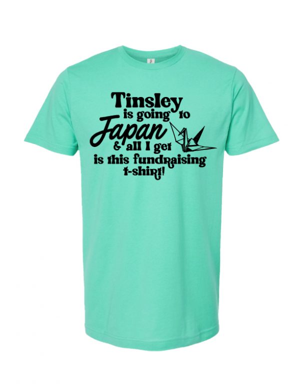 Tinsley's Japan Fundraiser T-Shirt - Mint